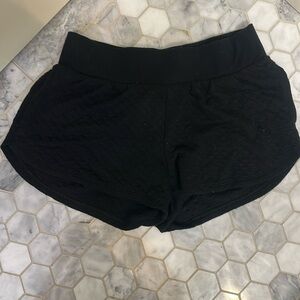 Black pajama shorts